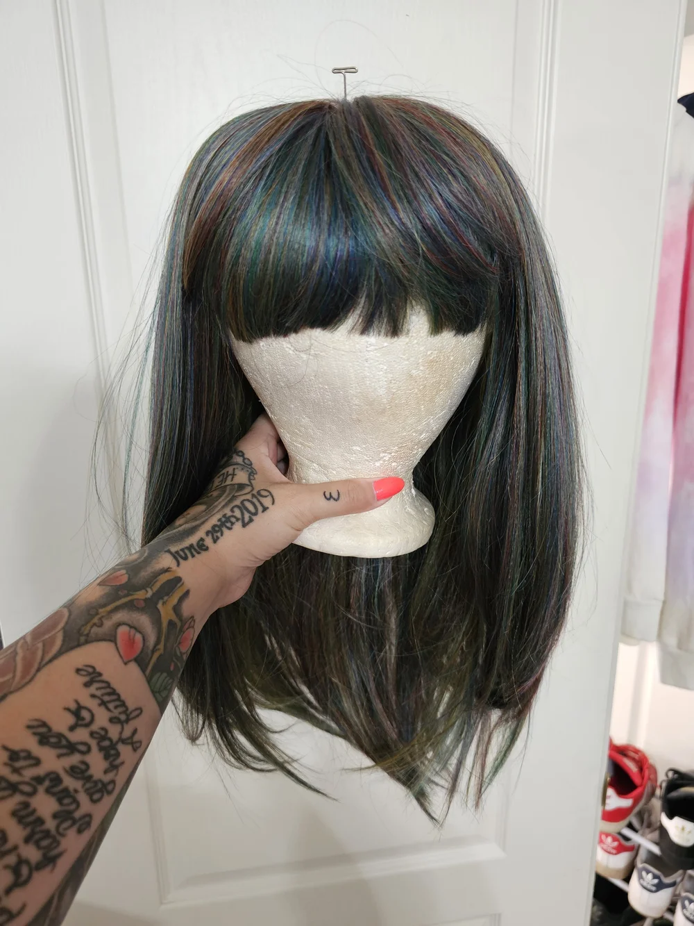 Mane Concept Oil Slick Wig With Bangs